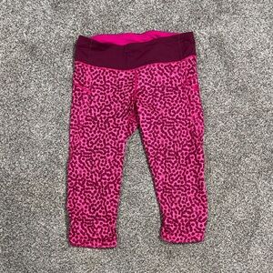 Pink Leopard Print Leggings